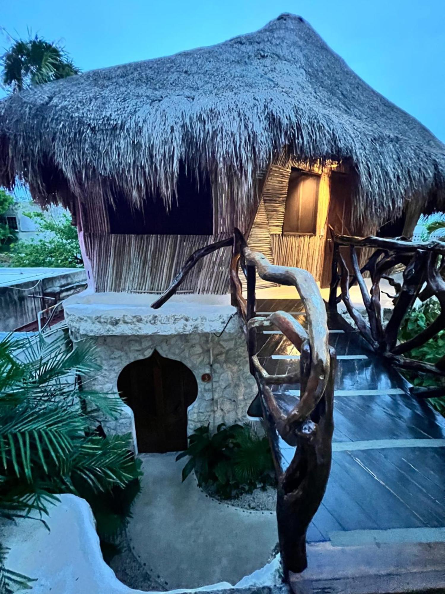 Bed and Breakfast La Quinta Orquidea Puerto Morelos Exterior foto