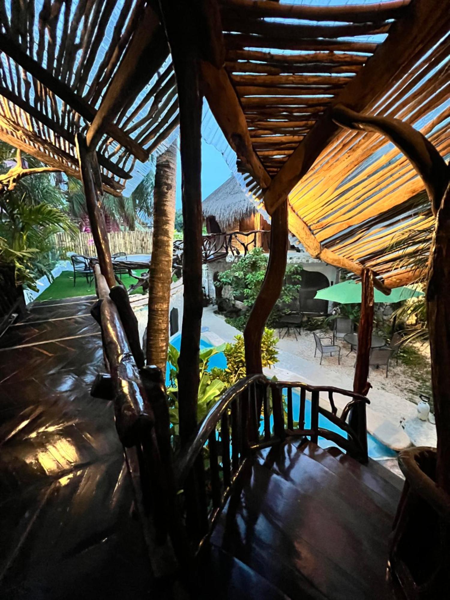 Bed and Breakfast La Quinta Orquidea Puerto Morelos Exterior foto